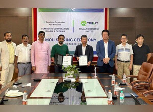 Business News | TruAlt Bioenergy Signs MoU with Sumitomo Corporation Asia & Oceania to Boost India's Biogas Production, Eyes Bioethanol and SAF Collaboration