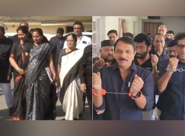 India News | BRS MLAs, MLCs Protest in Telangana Assembly over Arrest of Farmers from Lagcherla Village