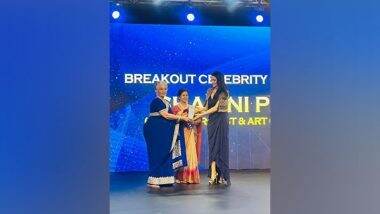 Business News | Savita Chhabra and Asha Parekh Honor Shalini Passi with Breakthrough Influencer Award at NDTV Indian of the Year 2024