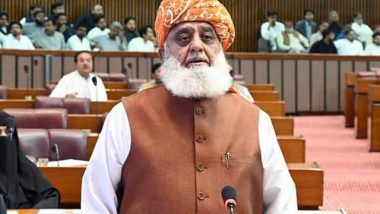 World News | Pakistan: JUI-F Leader Maulana Fazlur Rehman Criticizes Delay in Madrassa Registration Bill, Vows to Protest