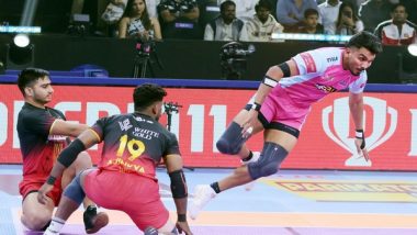 Sports News | PKL: Arjun Deshwal's 17-point Masterclass Keeps Jaipur Pink Panthers' Playoff Hopes Alive