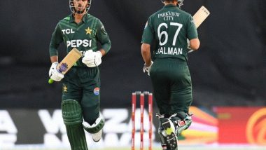 Sports News | 1st ODI: Ayub, Salman Come Forth as Heroes, Lift Pakistan to Narrow 3-wicket Win Against South Africa