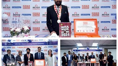 Business News | Meyer Vitabiotics Makes History on World Osteoporosis Day, Secures Spot in Asia Book of Records