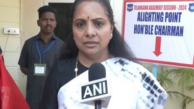 India News | Telangana Govt Trying to Give Musi Land to Real Estate Developers: K Kavitha Attacks CM Reddy over Beautification Project