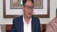 India News | I Am First Buddhist to Become Law Minister After Ambedkar: Kiren Rijiju