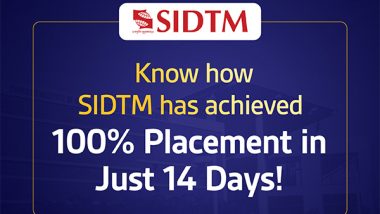 Business News | Achieving Excellence: SIDTM Pune Completes 100% Placements with Top Recruiters for 2023-25 Batch