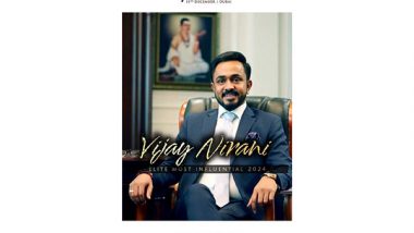 Business News | Vijay Nirani Honored at ELITE Most Influential Indians 2024