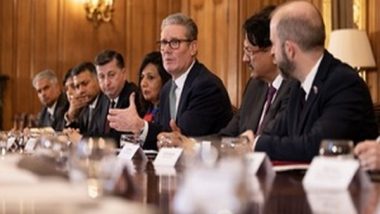 World News | UK Prime Minister Hosts Indian Business Leaders at Downing Street