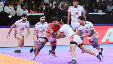 Sports News | PKL: Ruthless UP Yoddhas Rout Gujarat Giants, Enter Race for Top Two Spot