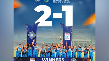 Sports News | 3rd T20I: Mandhana, Radha Guide India Women to Clinch 60-run Win over Windies, Seal Series 2-1