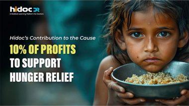 Business News | Hidoc's Contribution to the Cause: 10% of Profits to Support Hunger Relief