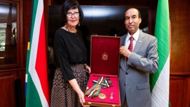 World News | UAE President Confers Zayed the Second Medal on Minister of Transport of South Africa