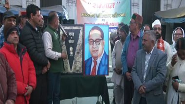 India News | Congress Holds Aarti of Constitution Honouring BR Ambedkar in Dehradun