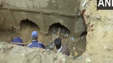 India News | Uttar Pradesh: Excavation Team Unearths Old Stepwell in Sambhal