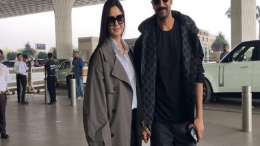 Entertainment News | Katrina Kaif, Vicky Kaushal Turn Heads with Their Stylish Look at Mumbai Airport