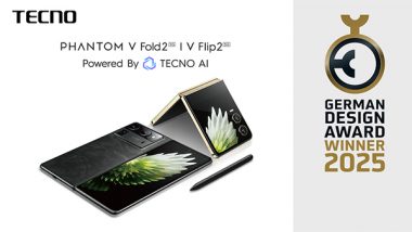 Business News | German Design Awards Honor TECNO PHANTOM V Fold2 5G and PHANTOM V Flip2 5G: A Triumph of Product Design Excellence