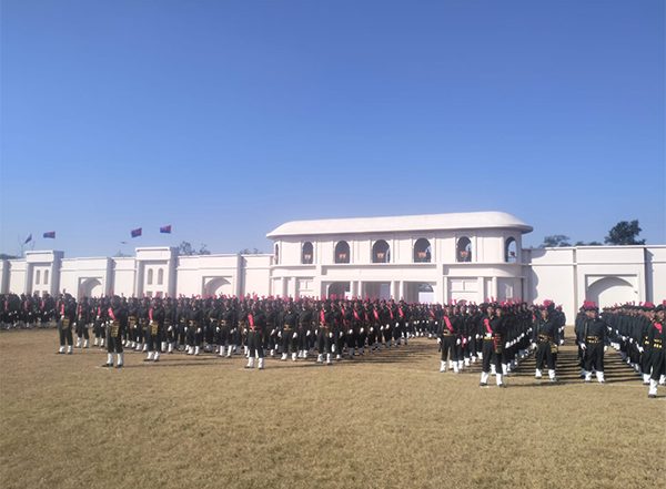 India News | Assam Governor and Manipur Chief Minister Biren Singh Attend Passing out Parade of Lachit Barphukan Police Academy
