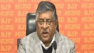 India News | BJP's Ravi Shankar Prasad Slams Congress for Hypocrisy on Ambedkar's Legacy and SC/ST Protection