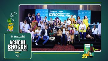 Business News | Aptivate Achchi Bhookh Quiz - Grand Finale Engages and Unites Students and Parents to Boost Nutrition Awareness