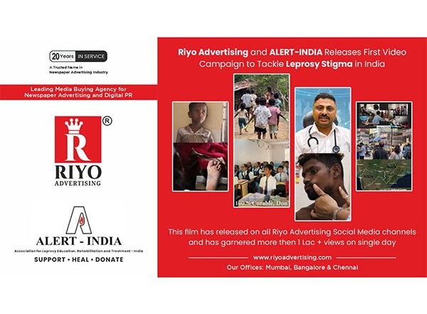 Business News | Riyo Advertising and ALERT-INDIA Releases First Video Campaign to Tackle Leprosy Stigma in India