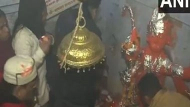 India News | Uttar Pradesh: Morning Aarti Performed at Shiv-Hanuman Temple in Sambhal