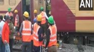 India News | Restoration Work Underway Near Gujarat's Kim Railway Station After Train Derailment