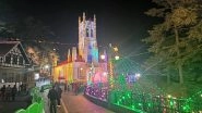 India News | Disappointment Strikes Tourists in Shimla as Midnight Christmas Prayers at Christ Church Get Cancelled