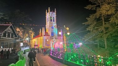 India News | Disappointment Strikes Tourists in Shimla as Midnight Christmas Prayers at Christ Church Get Cancelled