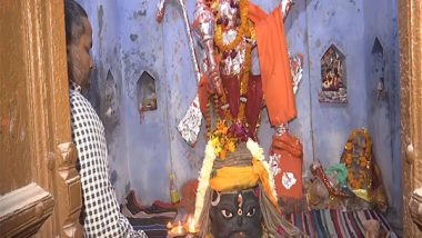 India News | UP: Kartikeshwar Mahadev Temple Reopens in Sambhal, Morning Aarti Performed as Devotees Flock for Darshan