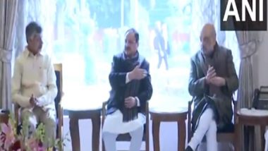 India News | NDA Meeting Underway at BJP President JP Nadda's Residence in New Delhi