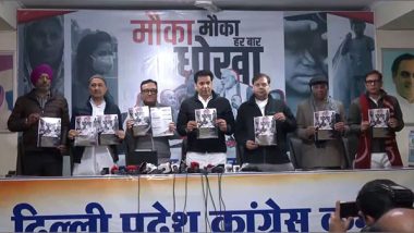 India News | Congress Releases 'Mauka Mauka Har Baar Dhokha' Booklet Against BJP, AAP Governments