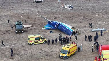 World News | 4 Dead as Azerbaijan Passenger Plane Crashes in Kazakhstan, 29 Survivors Hospitalised