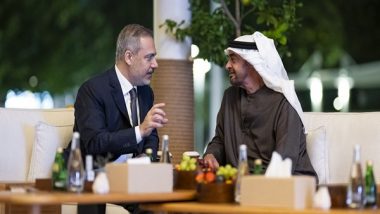 World News | UAE President and Turkish Foreign Minister Discuss Bilateral Relations and Regional Developments