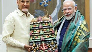 India News | Andhra Pradesh CM Chandrababu Naidu Meets PM Narendra Modi, Seeks Special Financial Assistance for State