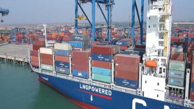 Business News | Adani's Mundra Port Welcomes Its First-ever LNG-Powered Vessel