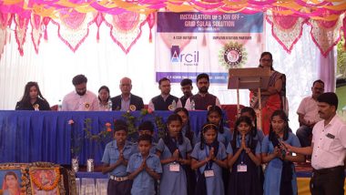 Business News | Arcil Inaugurates Educational Projects in Dahanu to Enhance Sanitation and Solar Energy Access Under Its CSR Initiative