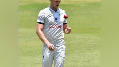 Sports News | With Wicket on Maiden Test Delivery, South Africa Debutant Corbin Bosch Hits Jackpot Against Pakistan