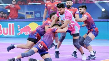 Sports News | Bhavani Rajput Breaks Jaipur Pink Panthers' Hearts as UP Yoddhas Storm into SFs of PKL Season 11