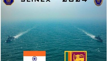 World News | India, Sri Lanka Hold Naval Exercise SLINEX 2024 in Vishakhapatnam