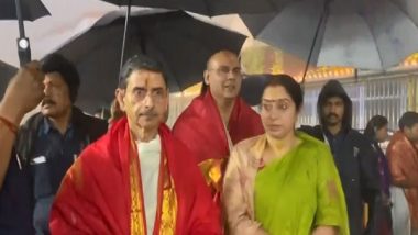 India News | Tamil Nadu Governor RN Ravi Visits Tirupati Balaji Temple