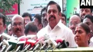 India News | AIADMK Palaniswami Appeals for CBI Probe in Anna University Assault Case