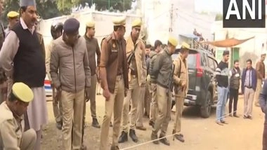 India News | Uttar Pradesh: Construction of New Police Outpost Begins Near Jama Masjid in Sambhal to Enhance Security