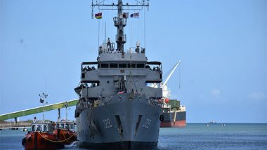 World News | INS Sarvekshak Arrives at Port Louis for Joint Hydrographic Survey with Mauritius