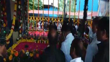 India News | Leaders Pay Tribute to Former DMDK Chief Captain Vijayakanth in Chennai on His 1st Death Anniversary