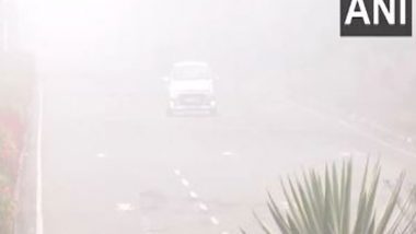 India News | Fog Layer Blankets Many Regions of Northwest India, Visibility Affected