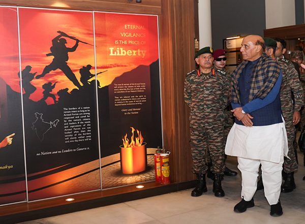 Rajnath Singh Becomes 1st Defence Minister to Visit Mhow in 24 Years, Lauds Indian Army's Training Institutes