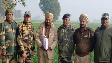 India News | BSF and Punjab Police Recover Heroin Consignment on Tarn Taran Border