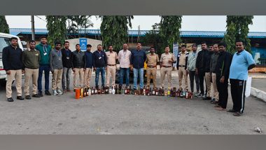 India News | Telangana: Excise Police Seizes 43 Bottles of Liquor Worth Rs 2 Lakhs in Major Haul