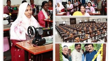 Business News | Rotary District Governor Rtn. N.S. Saravanan Inaugurates Rotary's Tailoring Skill Development Centre at Dr MGR Janaki College