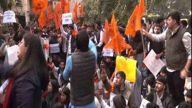 India News | ABVP Protests Outside Tamil Nadu House in Delhi, Demand Stalin's Resignation over Anna University Sexual Harassment Case